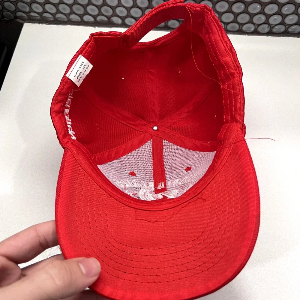 Washington Nationals Hat Cap Red Strap Back MLB Mens‎ Baseball